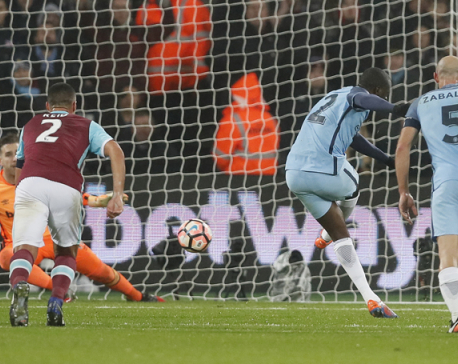 Man City routs West Ham 5-0 to reach FA Cup 4th round